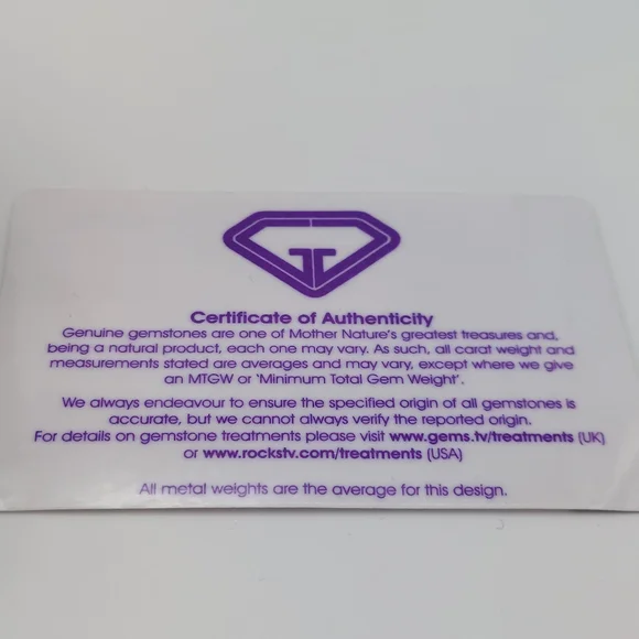 NWT 925 Swiss Blue Topaz sz7 Ring, Anabella Collection, has Cert Of Authenticity - Picture 11 of 16